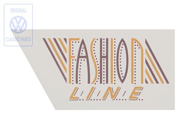Schriftzug Fashion Line