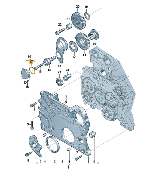 Dichtring 40,87X3,53 N90200903