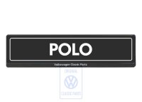 Showkennzeichen VW Polo