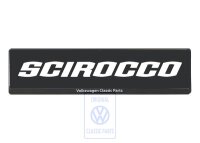 Kennzeichenschild Scirocco