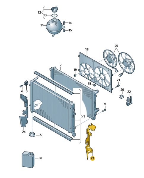 Luftführung 2K5121283A