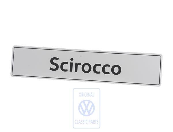 KFZ Kennzeichenschild Scirocco 1K8071801B