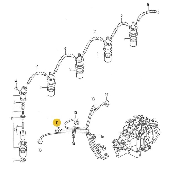 Druckrohr 069130302B