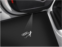 Audi Einstiegsbeleuchtung "Audi Ringe mit Gecko" 4G0052133K
