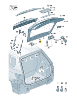 Sechskantmutter, selbstsichernd mit Scheibe