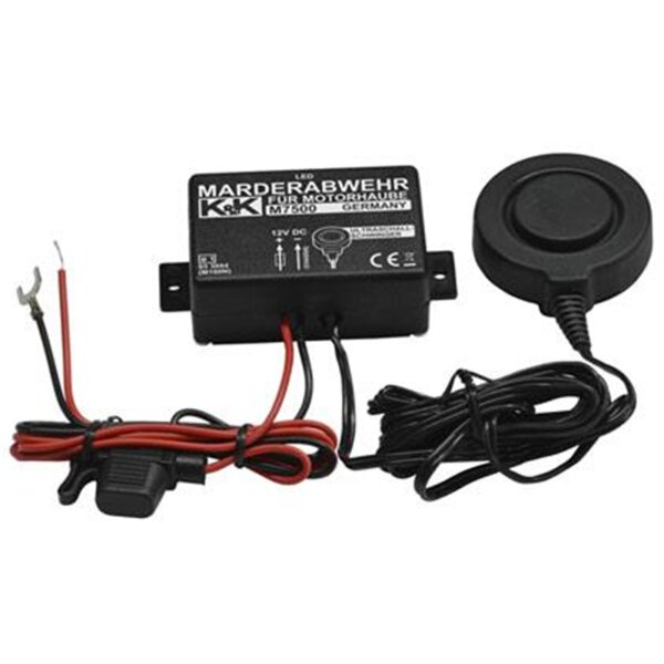 Marderabwehr K&K M7500 Ultraschall, Fahrzeugkarosserie