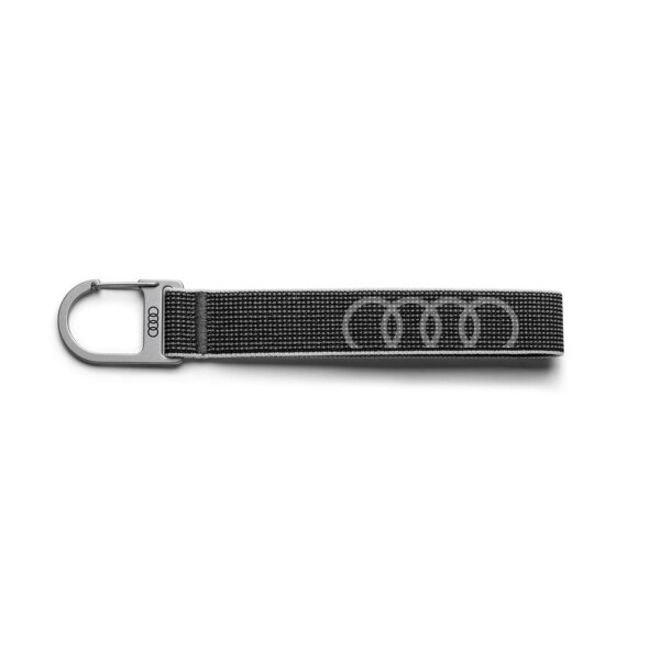 Audi Schlüsselanhänger Schlaufe, grau