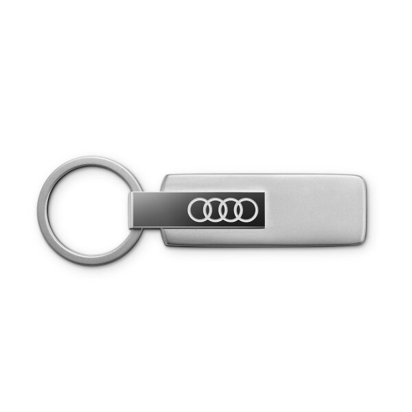 Audi Schlüsselanhänger Edelstahl silber