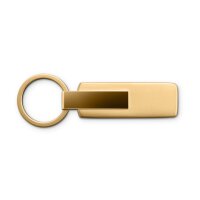 Audi Schlüsselanhänger Edelstahl gold