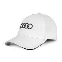 Audi-Ringe Cap weiß