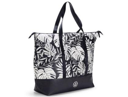 VW Strandtasche Schwarz/Weiß