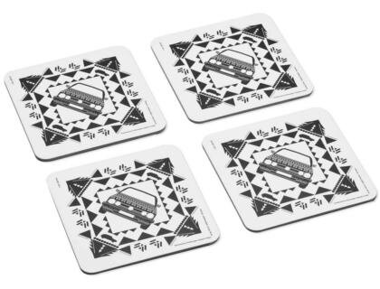 VW Untersetzer-Set Golf 1 GTI