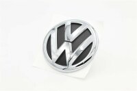 VW Emblem schwarz/chrom