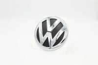 VW Emblem schwarz/chrom