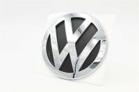 VW Emblem schwarz/chrom