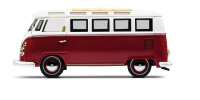 Original VW Modellauto T1a T1c Samba Bus Schuco rot 1964 1:43 231099300E Y3D
