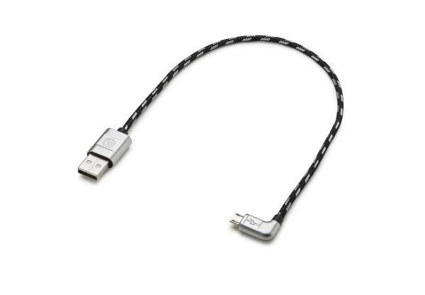 Original VW USB Premium Lade Kabel USB-A auf Micro-USB 30cm 000051446R