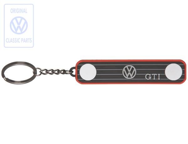 Original VW Schlüsselanhänger, Schwarz/Weiß, GTI Kollektion 5HV087013 