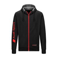 Original Audi Sport Herren Kapuzen Sweatjacke schwarz L 3132001804