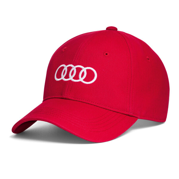 Original Audi Collection Unisex Baseballkappe Cap Rot 3131701010
