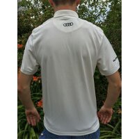 Original Audi Heritage Retro Unisex Poloshirt - offwhite - S 3131401202