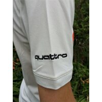 Original Audi Heritage Retro Unisex Poloshirt - offwhite - S 3131401202