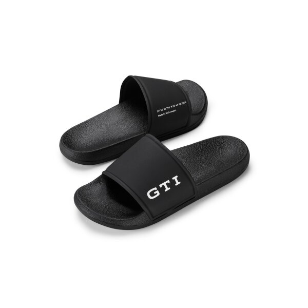 Original VW GTI Badesandalen Badeschuhe Unisex Schwarz Gr. 37/38 5HV084350 041