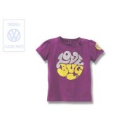 Original VW Kinder Mädchen T-Shirt 92 Love Bug Lila 1K1084220 HTF