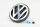 Original VW T4 Zeichen Logo Emblem + Befestigung Heckklappe 701853601F DRR