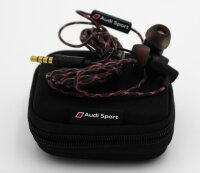 Original Audi Sport In Ear Kopfhörer schwarz rot...