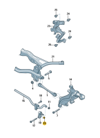 Sechskantbundmutter, selbstsichernd