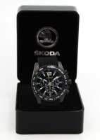 Original Skoda RS Chronograph mit Silikonarmband schwarz...