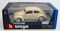 Original VW Käfer Modellauto 1:18 058727BEI