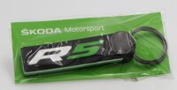 Original Skoda R5 Anhänger Motorsport Schlüsselanhänger Keyring 000087010BK